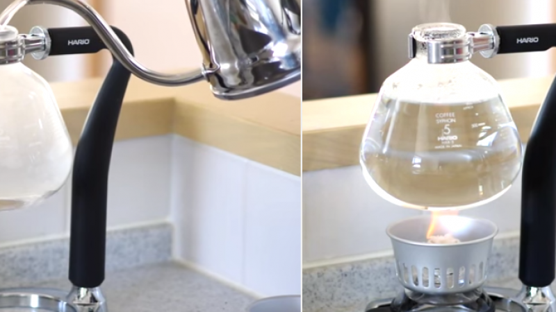 Cách pha cà phê bằng Syphon